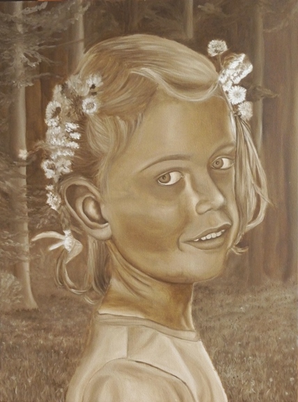 Portret van Femke - 2e laag